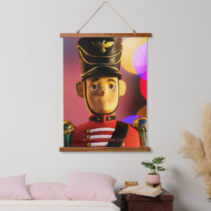 Tapisserie Suspendue L'ami soldat jouet classique de Noël de SlipperyJo