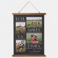L'amour nous rend famille modifiable couleur Tapis