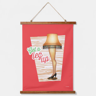 Tapisserie Suspendue Lampe d'histoire de Noël Leg Up