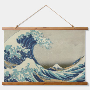 Tapis de Souris Hokusai Art Traditionnel Japon Peinture Cascade