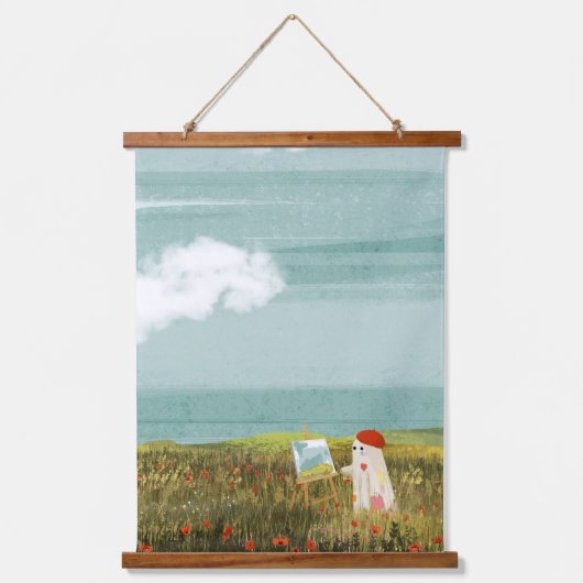 Tapisserie Suspendue L'artiste (Recto)