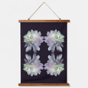 Tapisserie Suspendue Lavender Peony Flower Dans Bloom Mirror Abstrait