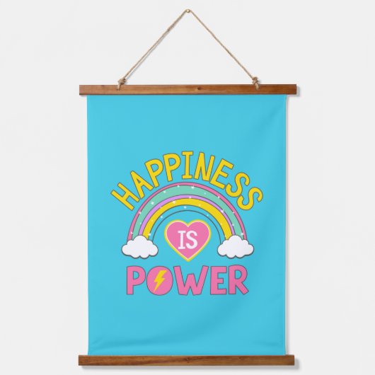Tapisserie Suspendue Le bonheur est Power Rainbow (Recto)