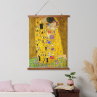 Le célèbre tableau de Gustav Klimt The Kiss