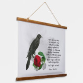 Tapisserie Suspendue Le Corbeau de Poe (Angulaire)