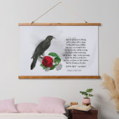 Tapisserie Suspendue Le Corbeau de Poe (Chambre à coucher)