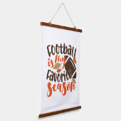 Tapisserie Suspendue Le football est ma saison préférée (Angulaire)