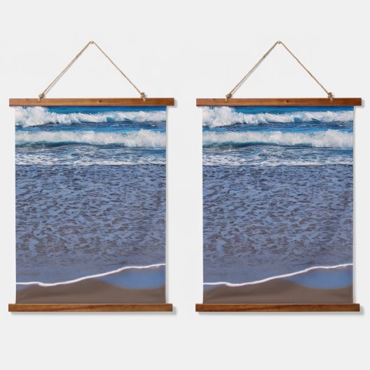 Tapisserie Suspendue Le littoral de Ocean Wave Beach (Double)