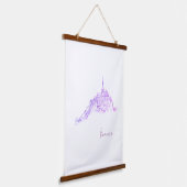 Tapisserie Suspendue Le Mont Saint Michel Architecture France (Angulaire)