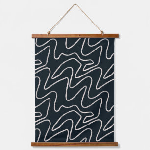 Tapisserie Suspendue Le Petit Japonais Brush Stroke Pattern à Cream