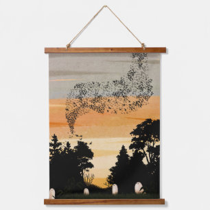 Tapisserie Suspendue Le spectacle du soir