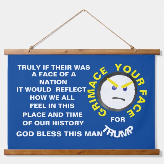 Tapisserie Suspendue Le visage d'une nation (Devant)