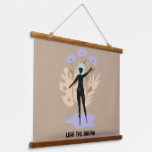 Tapisserie Suspendue Leaf the Drama (Angulaire)