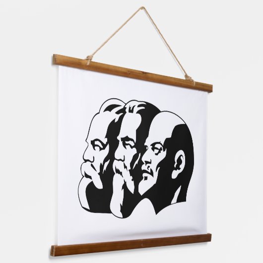 Tapisserie Suspendue Lenin, Marx, Engels, Soviet Union, Communism (Angulaire)