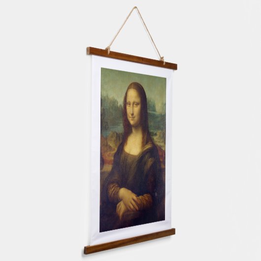 Tapisserie Suspendue Leonardo Da Vinci, Mona Lisa, La Gioconda (Angulaire)