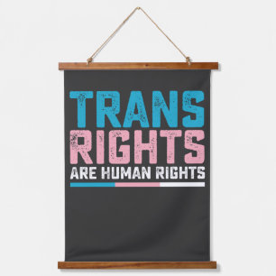 Tapisserie Suspendue Les droits transgenres LGBT Pride sont des droits 