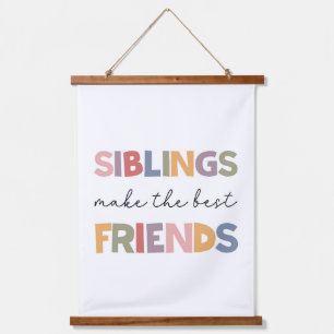 Tapisserie Suspendue Les frères et soeurs font les meilleurs amis