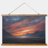 Tapisserie Suspendue Les membres balayés par l'éolien : un Landscap isl (Devant)