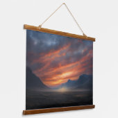 Tapisserie Suspendue Les membres balayés par l'éolien : un Landscap isl (Angulaire)