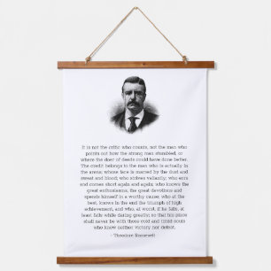 Tapisserie Suspendue L'homme de Roosevelt dans l'arène