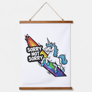Tapisserie Suspendue Licorne Désolée pas Désolée