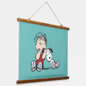 Tapisserie Suspendue Linus consolé avec l'oreille de Snoopy (Angulaire)