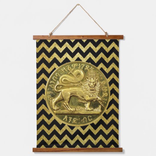 Tapisserie Suspendue Lion de Judah Jah Rastafari Rasta Roots (Recto)