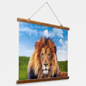 Tapisserie Suspendue Lion le roi de la forêt (Angulaire)