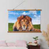 Tapisserie Suspendue Lion le roi de la forêt (Chambre à coucher)
