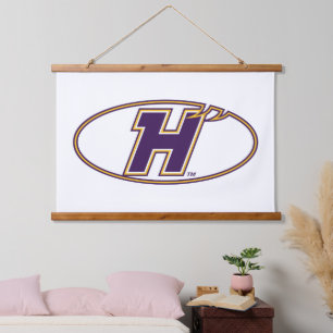 Tapisserie Suspendue Logo Athlétique des Hawks de Hunter College