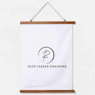 Tapisserie Suspendue Logo de signature de coaching Russ Yeager