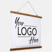 Tapisserie Suspendue Logo d'entreprise moderne (Angulaire)