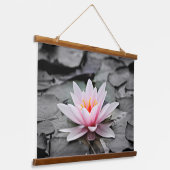 Tapisserie Suspendue Lotus rose (Angulaire)