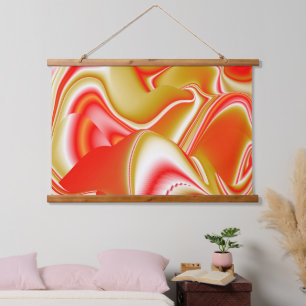 Tapisserie Suspendue Love and Gold Abstrait 3D Rainbowart