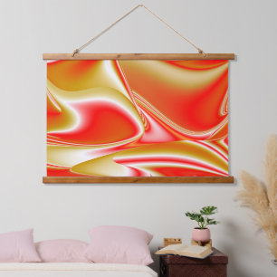 Tapisserie Suspendue Love and Gold Abstrait 3D Rainbowart