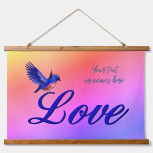 Tapisserie Suspendue Love Elegant Bluebird Inspiration