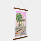 Tapisserie Suspendue Love Letter Design - Love, Spring xxoo (Angulaire)