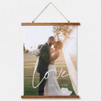 Love moderne calligraphie couple photo