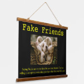 Tapisserie Suspendue LOVE Puppies ensemble dans un panier Hanging le mo (Angulaire)