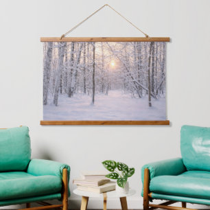 Tapisserie Suspendue Lumière_dorée_d'hiver