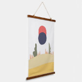 Tapisserie Suspendue Lune Abstraite (Angulaire)