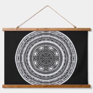 Tapisserie Suspendue Lune Enfant Mandala Triple Lune Sorcière
