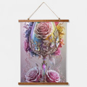 Tapisserie Suspendue Luxueuse Aquarelle en verre cristal (Recto 2)