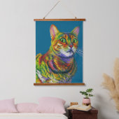 Tapisserie Suspendue Macchi Kitty incrédule (Chambre à coucher)