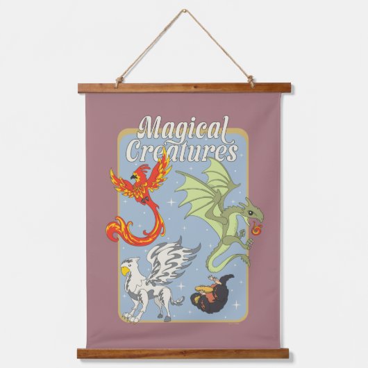 Tapisserie Suspendue Magical Creatures Vintage Graphic (Recto)