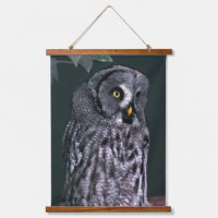 Magnifique Art de la Chouette Grise pour Halloween