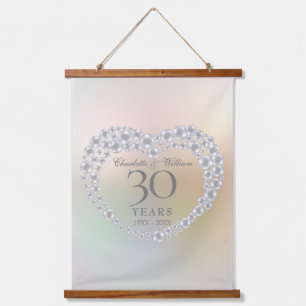 Tapisserie Suspendue Magnifique Perle 30e Anniversaire