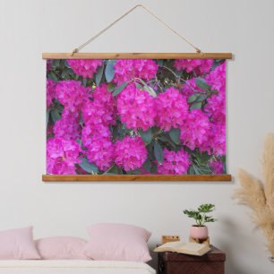 Tapisserie Suspendue Magnifiques floraisons de rhododendron rose