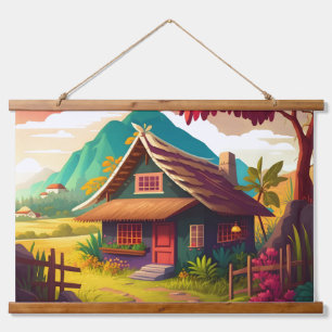 Tapisserie Suspendue Maison traditionnelle philippine-36543