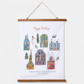 Tapisserie Suspendue Maisons de Noël | (Recto)